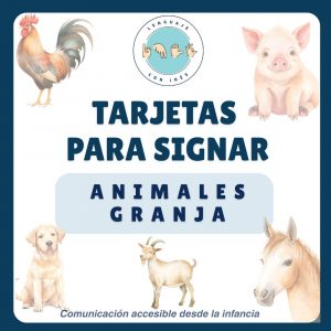 Tarjetas animales de la granja